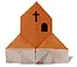 Hướng dẫn gấp Nhà thờ - Gấp giấy Origami