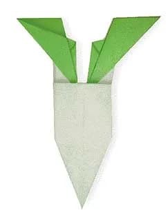 Hướng dẫn gấp Củ cải - Gấp giấy Origami