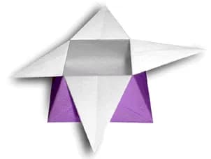 Hướng dẫn gấp Hộp trang trí - Gấp giấy Origami