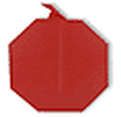 Hướng dẫn gấp Quả táo - Gấp giấy Origami