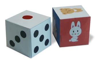 Hướng dẫn gấp Xúc xắc - Gấp giấy Origami