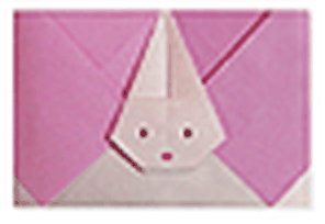 Hướng dẫn gấp Bì thư hình chú thỏ - Gấp giấy Origami