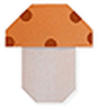 Hướng dẫn gấp Nấm - Gấp giấy Origami