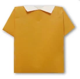 Hướng dẫn gấp Áo phông - Gấp giấy Origami
