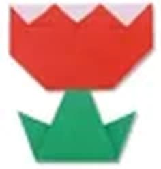 Hướng dẫn gấp Hoa tu líp to - Gấp giấy Origami