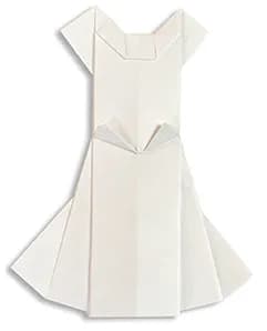 Hướng dẫn gấp Váy cưới - Gấp giấy Origami
