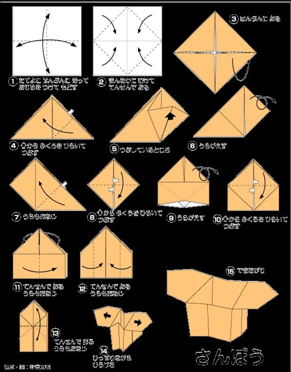 Hướng dẫn gấp Hộp - Gấp giấy Origami Nhật Bản - Gấp giấy Origami