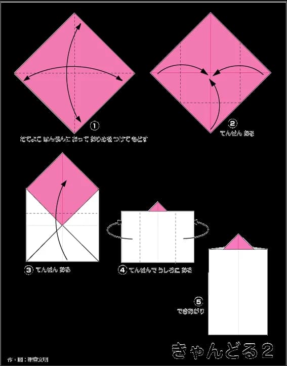 Hướng dẫn gấp Nến 2 - Gấp giấy Origami