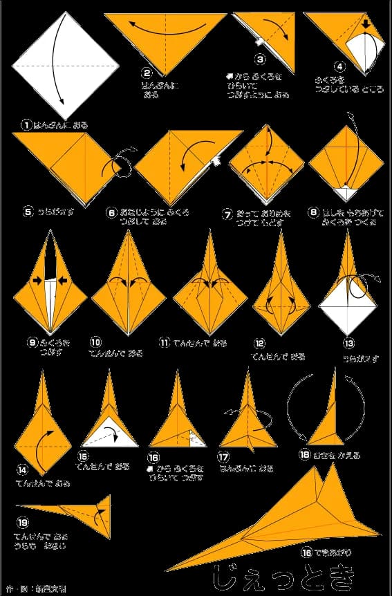 Hướng dẫn gấp Chiến đáu cơ - Gấp giấy Origami