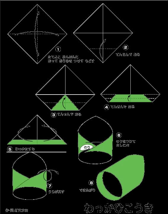 Hướng dẫn gấp Ống nhòm - Gấp giấy Origami