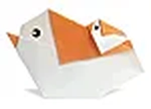 Hướng dẫn gấp Gà mẹ cõng con - Gấp giấy Origami