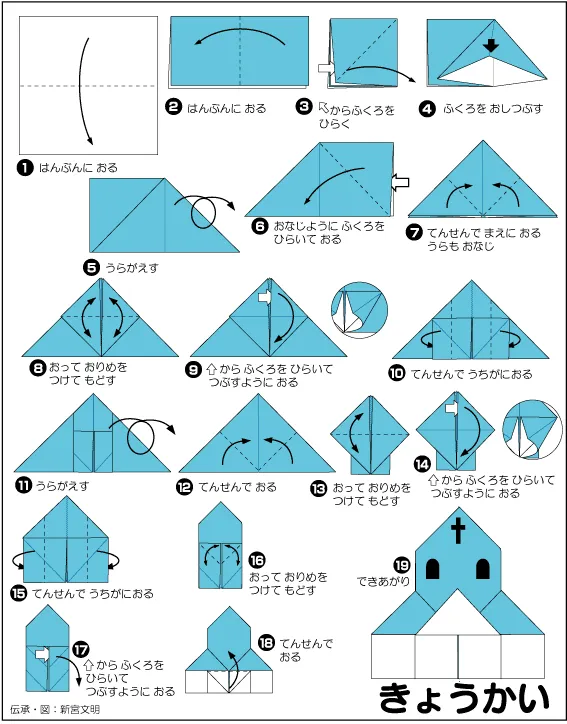 Hướng dẫn gấp Vượn - Gấp giấy Origami