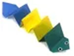 Hướng dẫn gấp Giun - Gấp giấy Origami