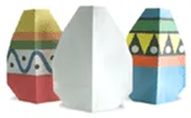 Hướng dẫn gấp Quả trứng - Gấp giấy Origami