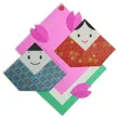 Hướng dẫn gấp Búp bê Nhật Bản - Gấp giấy Origami