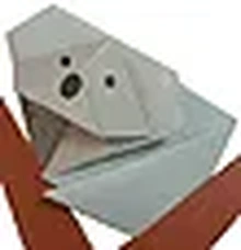 Hướng dẫn gấp Gấu túi - Gấp giấy Origami