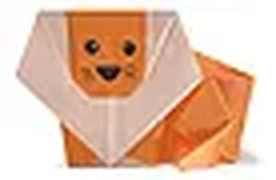 Hướng dẫn gấp Mặt sư tử - Gấp giấy Origami
