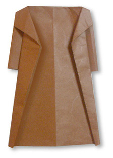Hướng dẫn gấp Áo choàng - Gấp giấy Origami