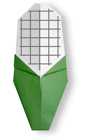 Hướng dẫn gấp Bắp ngô bằng giấy - Gấp giấy Origami