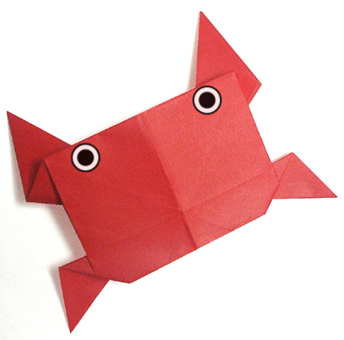 Hướng dẫn gấp Cua 1 - Gấp giấy Origami