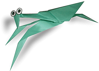Hướng dẫn gấp Bọ ngựa - Gấp giấy Origami