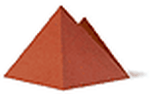 Hướng dẫn gấp Kim tự tháp - Gấp giấy Origami
