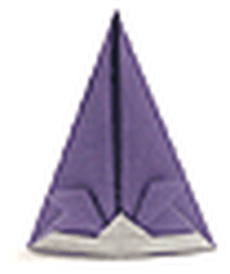 Hướng dẫn gấp Mũ tam giác dài - Gấp giấy Origami