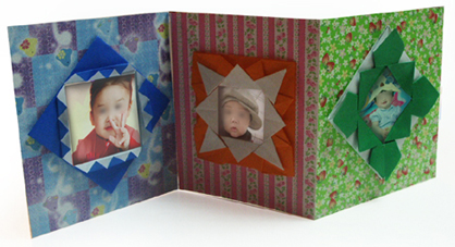 Hình ảnh hướng dẫn cách gấp giấy album ảnh 1 - Gấp giấy Origami