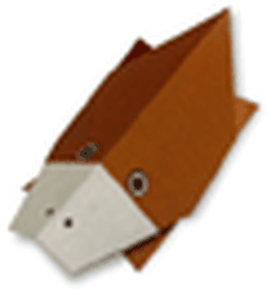 Hướng dẫn gấp Cá mỏ vịt - Gấp giấy Origami