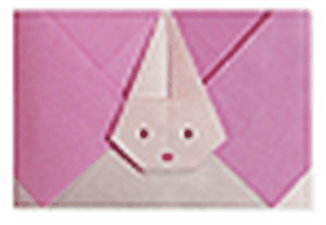 Hướng dẫn gấp Bì thư hình chú thỏ - Gấp giấy Origami