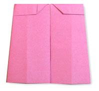 Hướng dẫn gấp Quần soóc - Gấp giấy Origami
