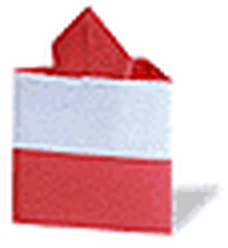 Hướng dẫn gấp Bánh dâu tây - Gấp giấy Origami