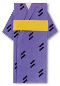 Hướng dẫn gấp Kimono - Gấp giấy Origami