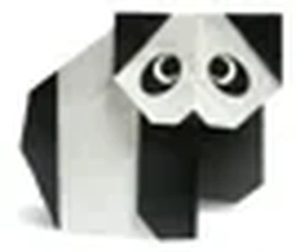 Hướng dẫn gấp Gấu trúc - Gấp giấy Origami