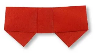 Hướng dẫn gấp Dải băng noel - Gấp giấy Origami