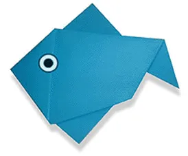 Hướng dẫn gấp Cá - Gấp giấy Origami