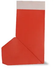 Hướng dẫn gấp Giầy của ông già noel - Gấp giấy Origami