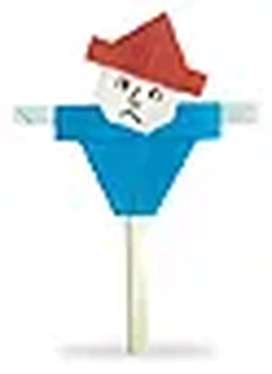 Hướng dẫn gấp Bù nhìn - Gấp giấy Origami