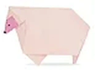 Hướng dẫn gấp Cừu - Gấp giấy Origami