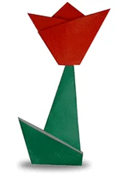 Hướng dẫn gấp Hoa tu líp - Gấp giấy Origami