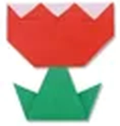 Hướng dẫn gấp Hoa tu líp to - Gấp giấy Origami