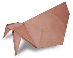 Hướng dẫn gấp Cua biển - Gấp giấy Origami