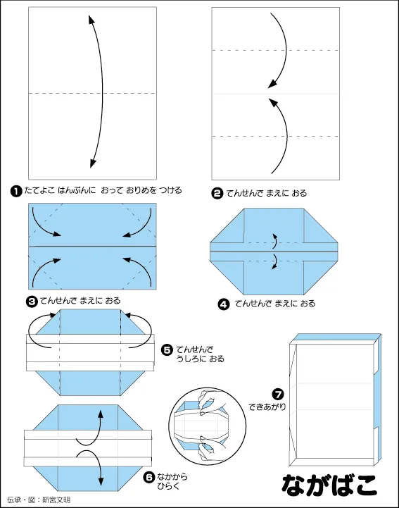 How to Make an Origami Newspaper Box: Easy Step-by-Step Guide diagram