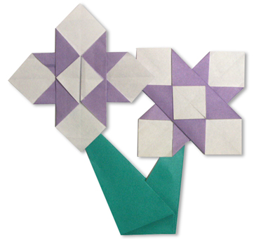 hướng dẫn cách gấp hoa diên vĩ